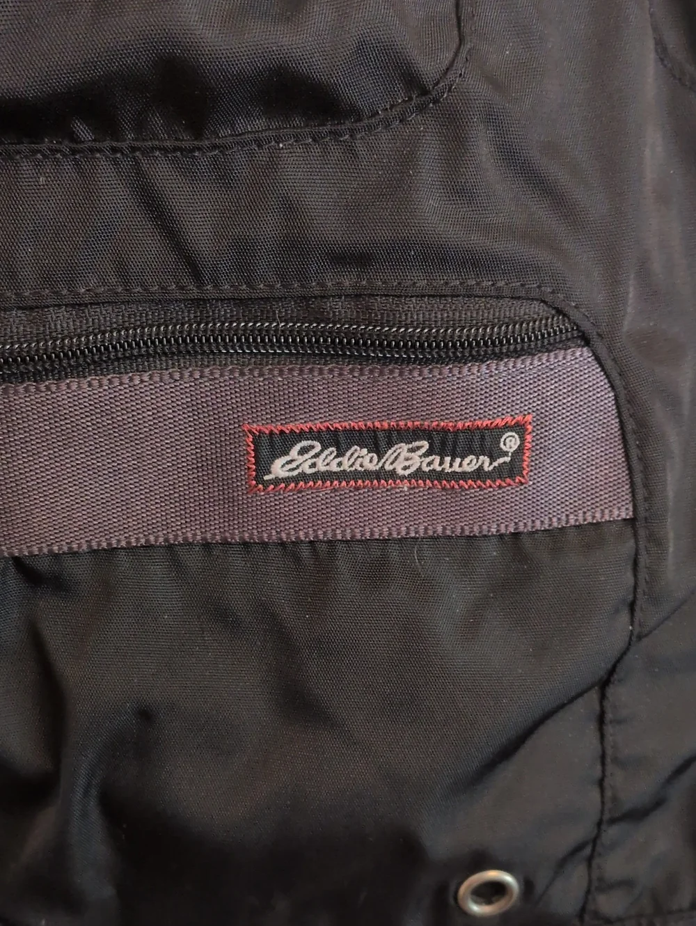 Eddie Bauer Black Nylon Everyday Tote Unisex